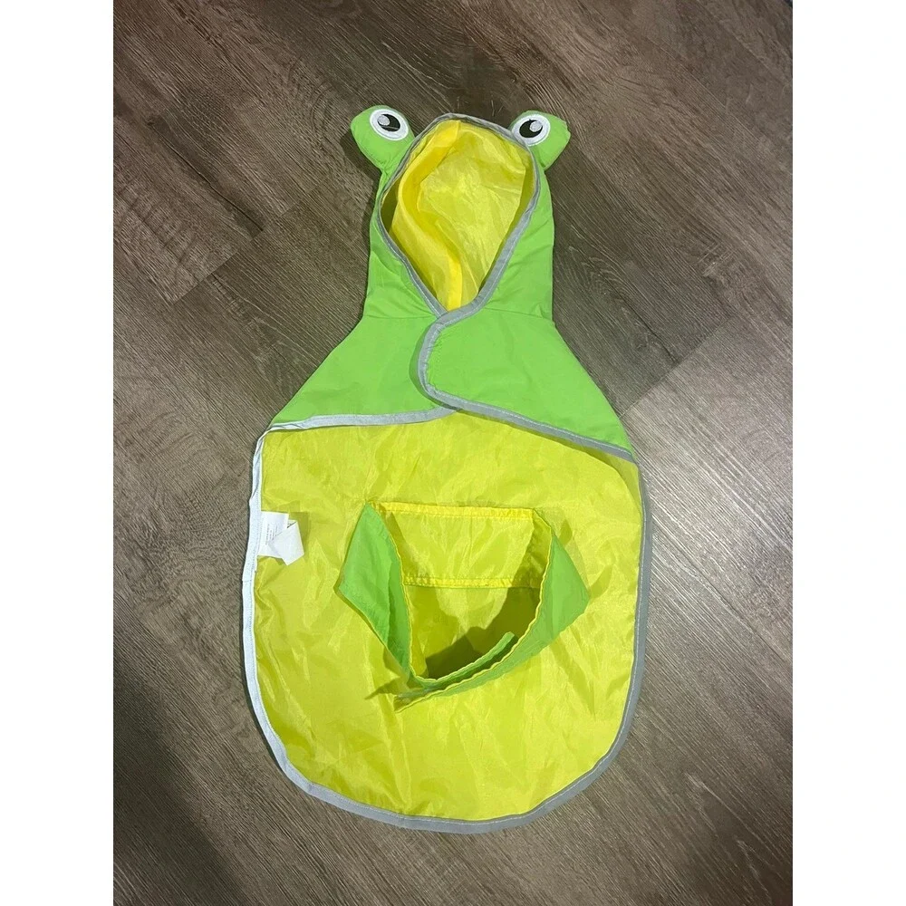 Dog Frog Raincoat Size Medium